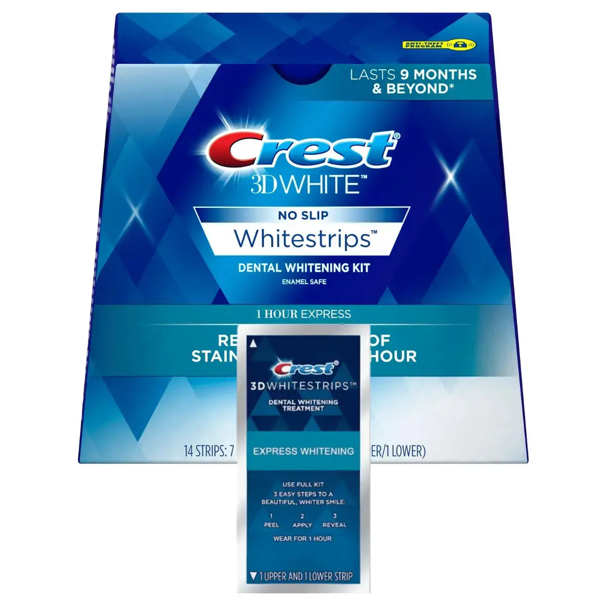 Bělící pásky Crest 3D Whitestrips 1 Hour Express