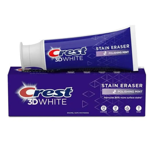 Zubní pasty Crest 3D White Stain Eraser Polishing Mint 87g